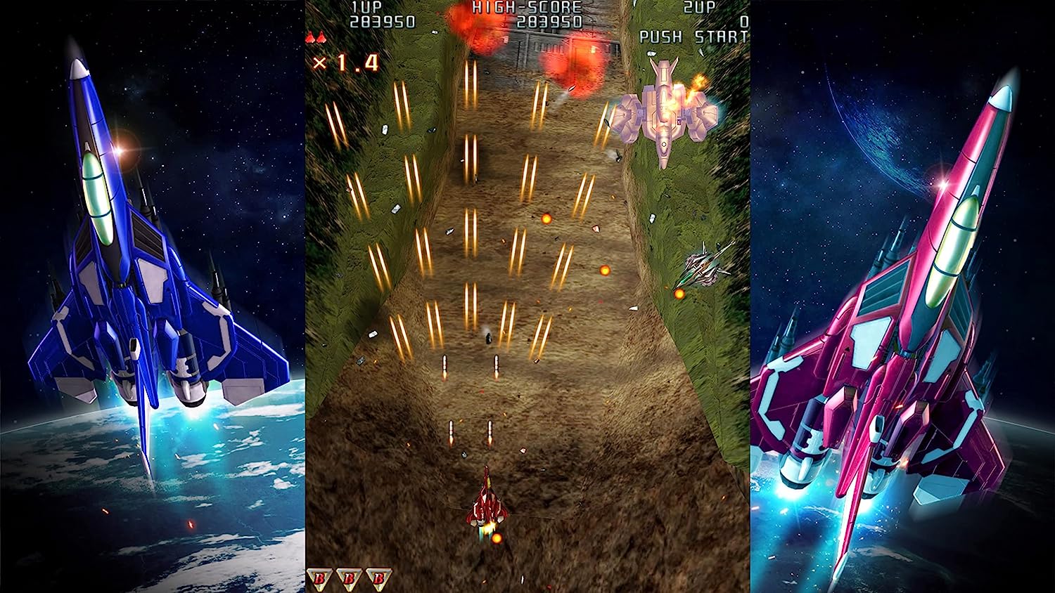 RAIDEN III X MIKADO MANIAX LIMITED EDITION PS4 - BONUS DIORAMA PAPER CRAFT - 2-DISC SOUNDTRACK - ALTERNATIVE COVER - Image 4